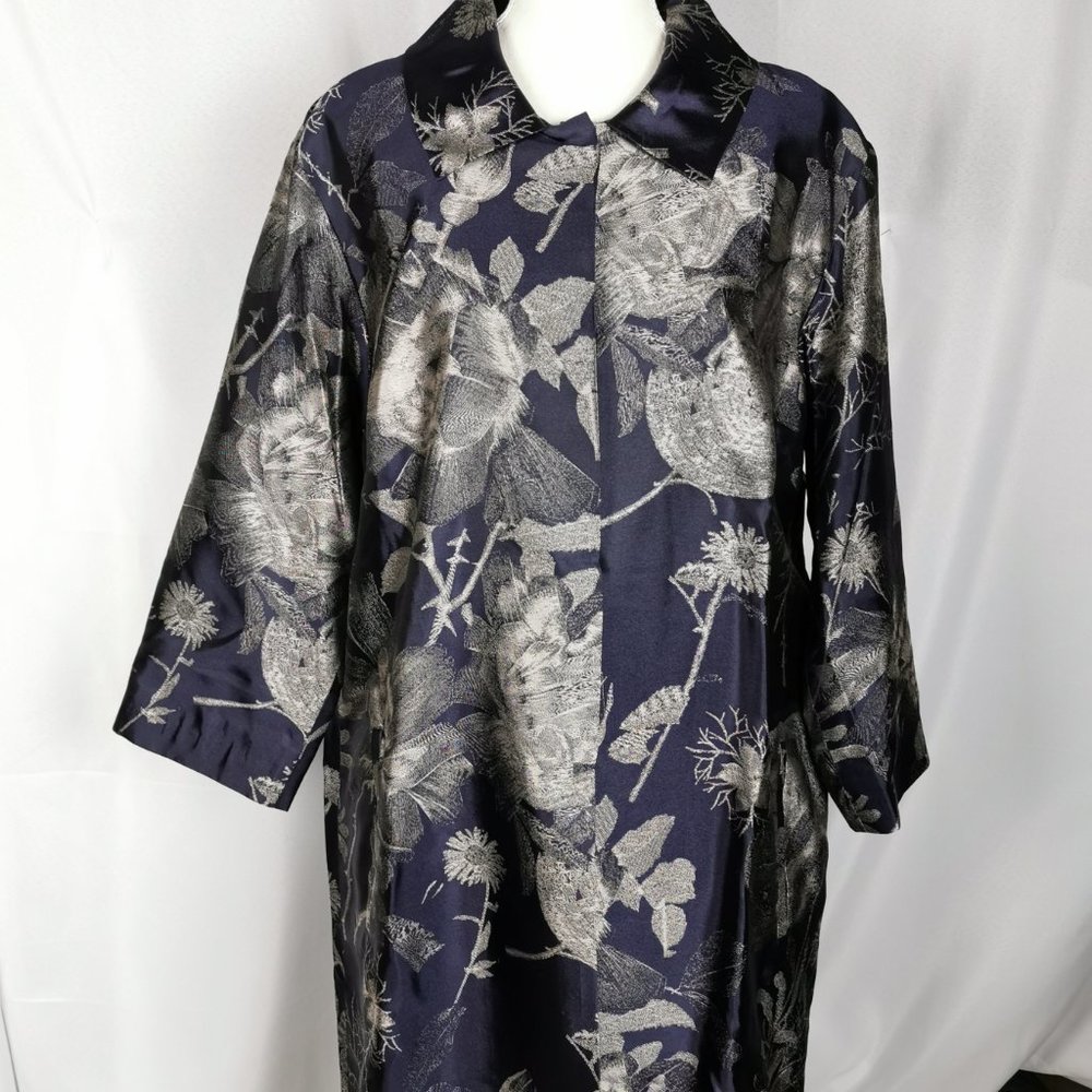 Alice Archer for Browns Jacquard Embroidered Silk Coat